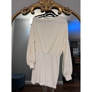 FP Beach Free People Asymmetrical Mini Sweater Dress XS